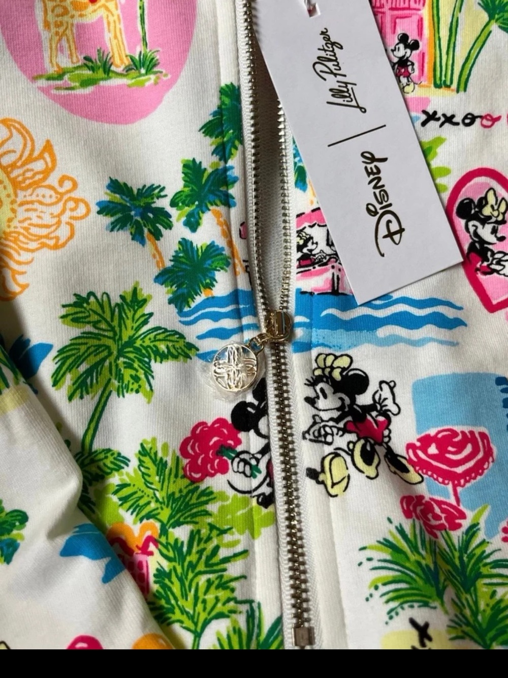 Mickey and Minnie Mouse Eleni Half-Zip Pullover by Lilly Pulitzer –Disney Parks - Picture 2 of 4